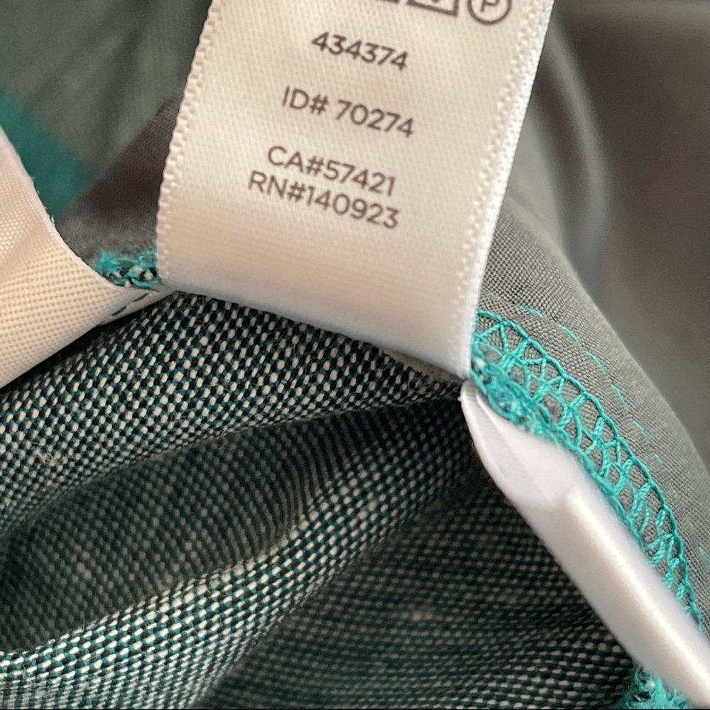 LOFT Teal Straight Leg Pants - Picture 5 of 8